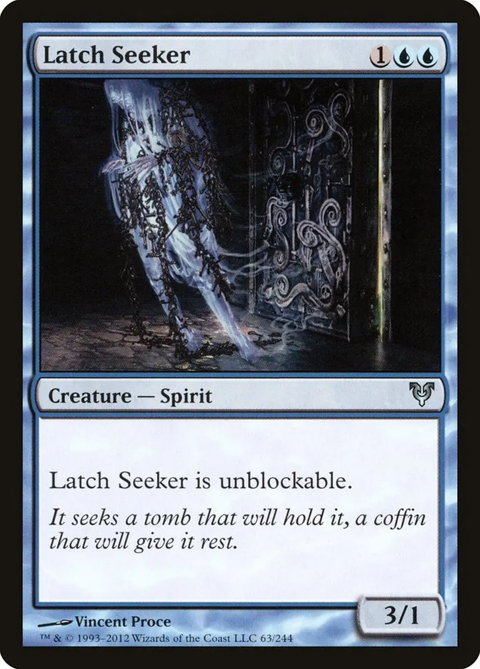 2012 Avacyn Restored Latch Seeker uncommon #63 uncommon card image