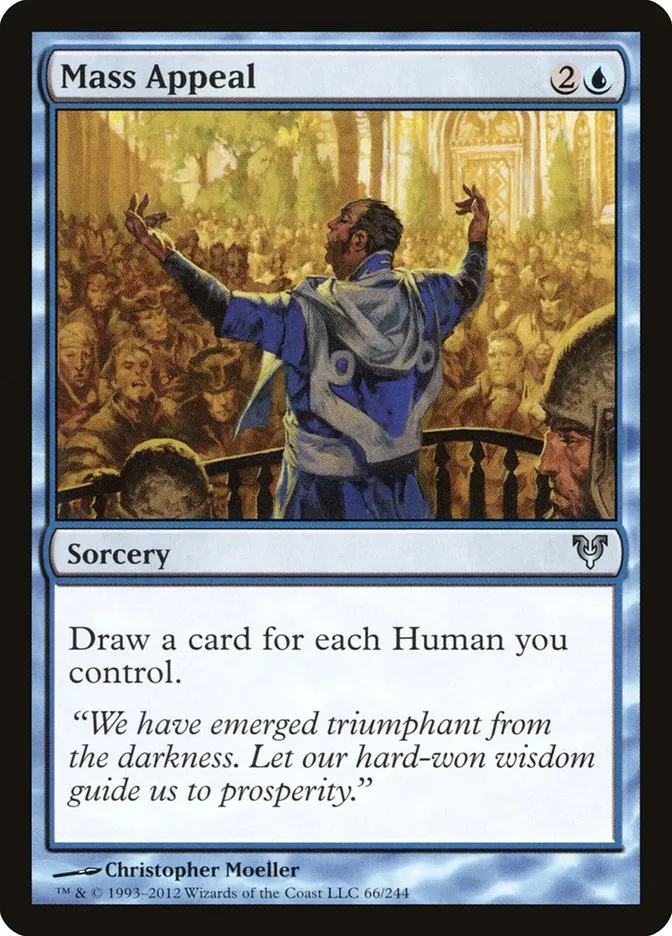 2012 Avacyn Restored Mass Appeal uncommon #66 uncommon card image