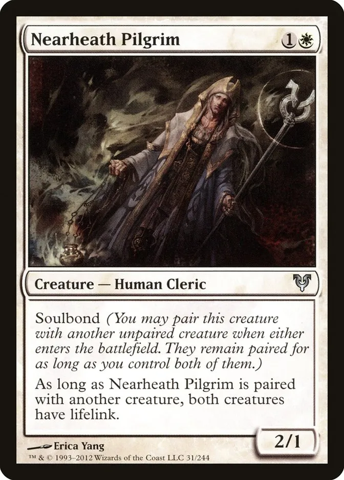 2012 Avacyn Restored Nearheath Pilgrim uncommon #31 uncommon card image