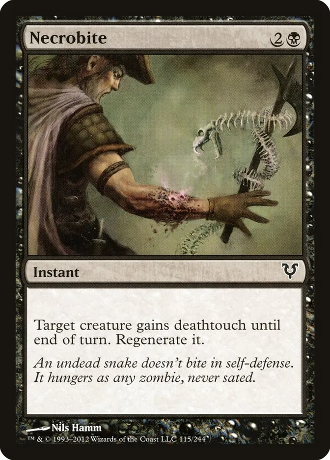 2012 Avacyn Restored Necrobite common #115 common card image