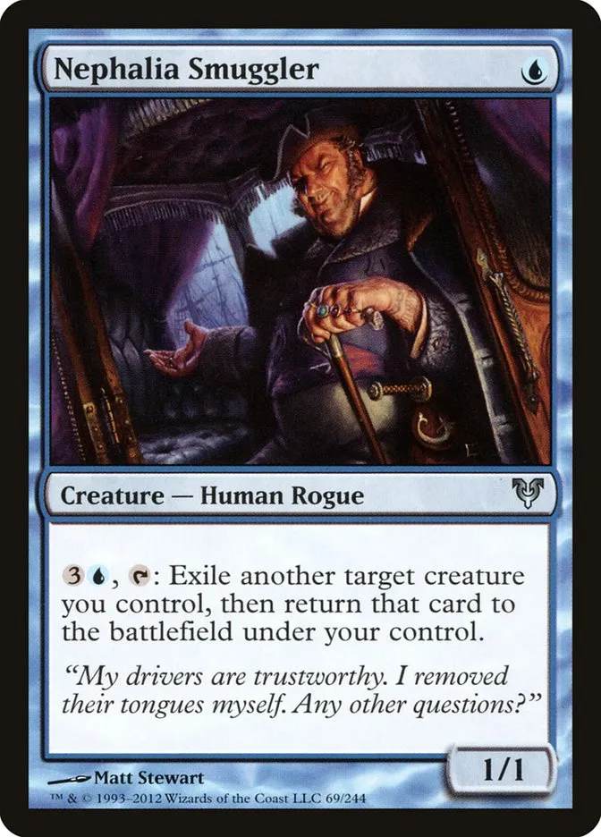 2012 Avacyn Restored Nephalia Smuggler uncommon #69 uncommon card image