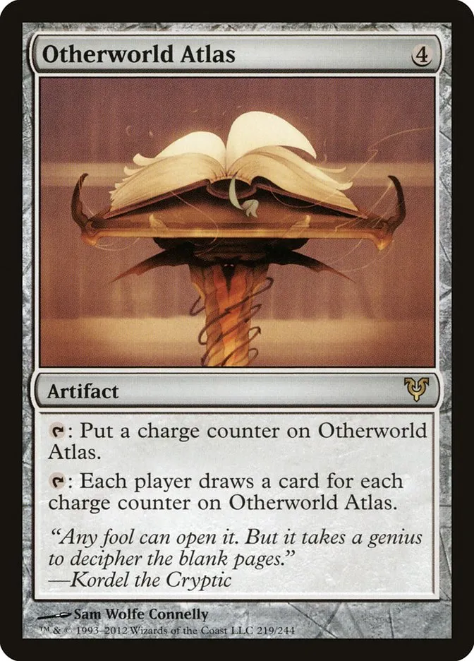 2012 Avacyn Restored Otherworld Atlas rare #219 rare card image