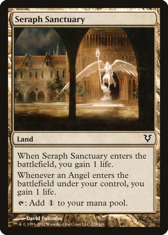 2012 Avacyn Restored Seraph Sanctuary common #228 common card image