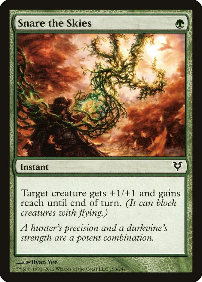 2012 Avacyn Restored Snare the Skies #193 common card image