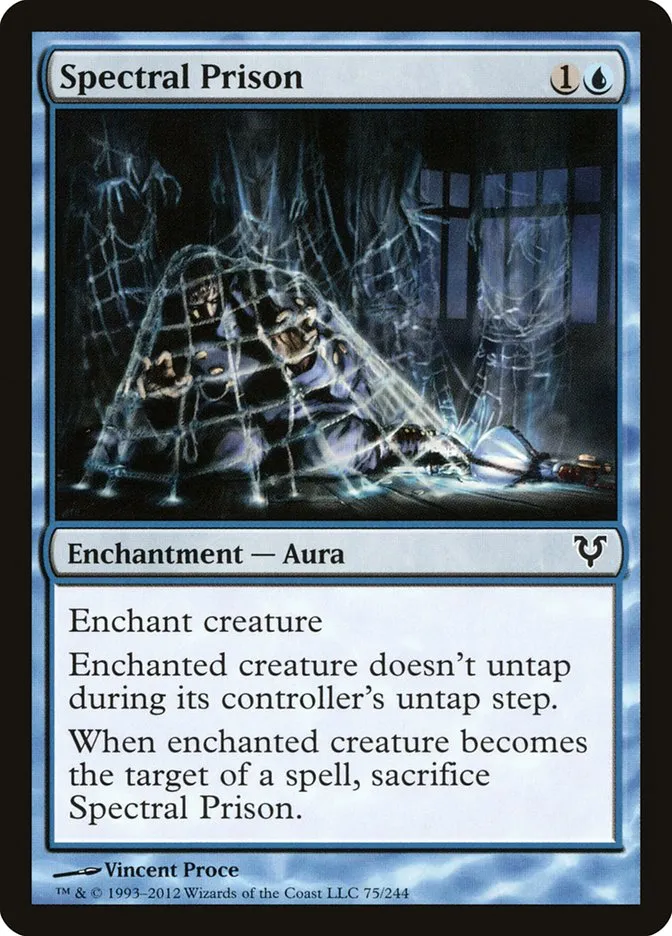 2012 Avacyn Restored Spectral Prison common #75 common card image