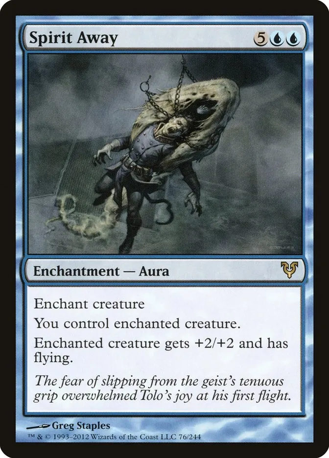 2012 Avacyn Restored Spirit Away rare #76 rare card image