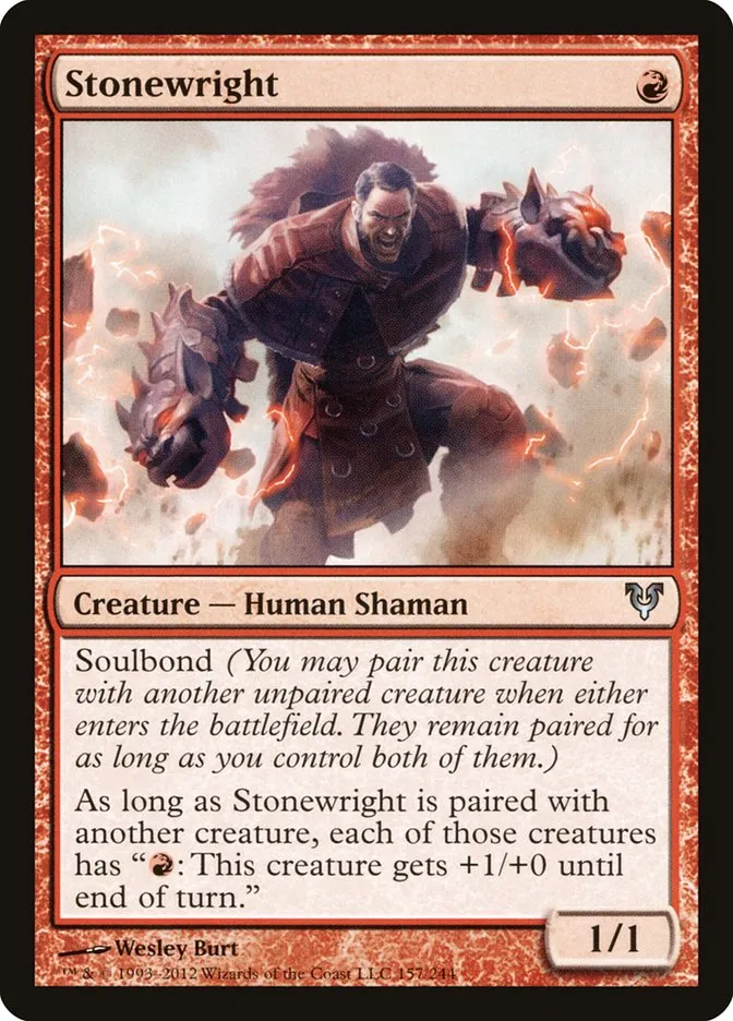 2012 Avacyn Restored Stonewright uncommon #157 uncommon card image