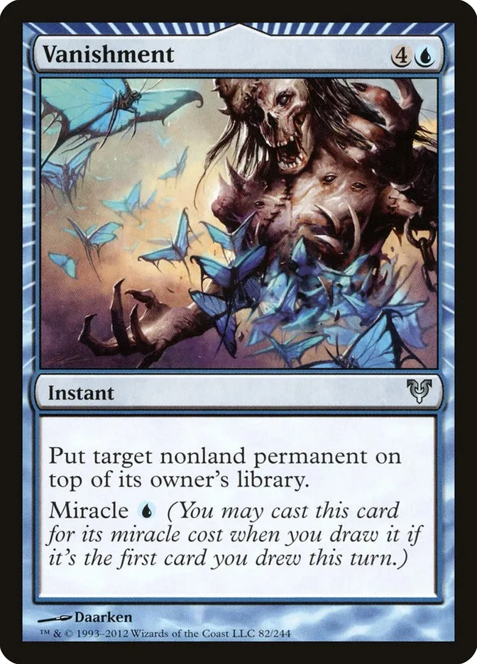 2012 Avacyn Restored Vanishment uncommon #82 uncommon card image