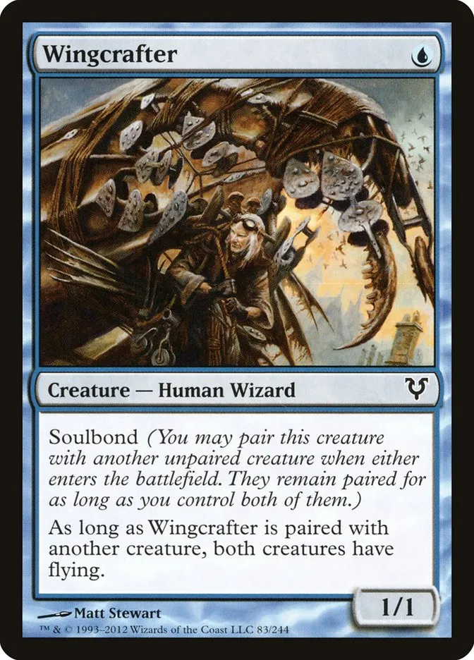 2012 Avacyn Restored Wingcrafter common #83 common card image