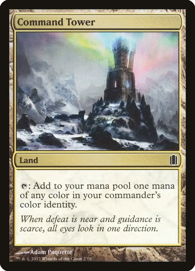 2012 Commander's Arsenal Command Tower common #2 common card image