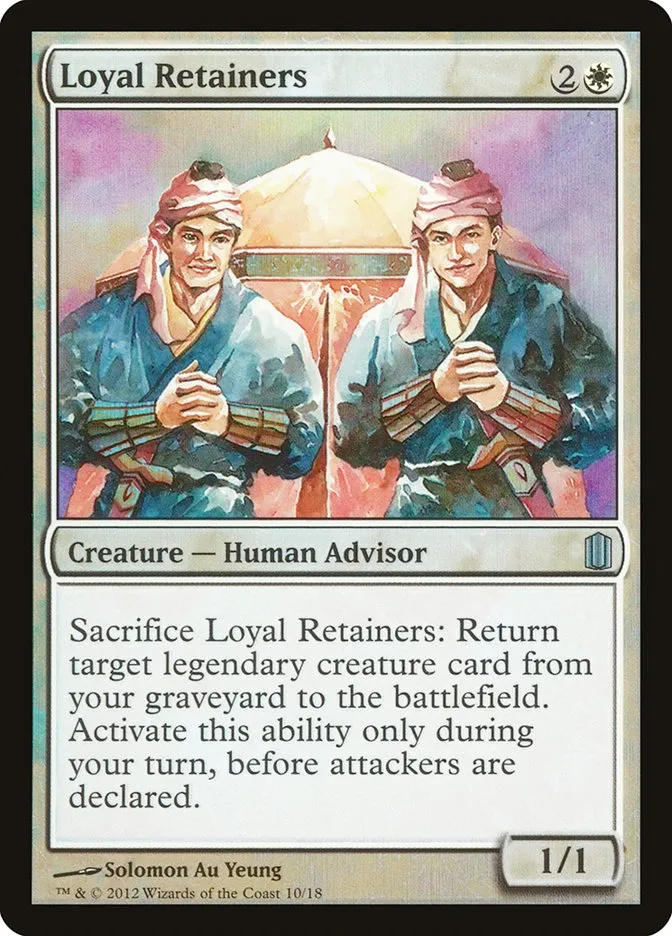 2012 Commander's Arsenal Loyal Retainers uncommon #10 uncommon card image