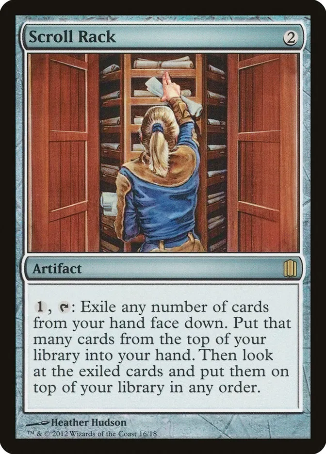 2012 Commander's Arsenal Scroll Rack rare #16 rare card image