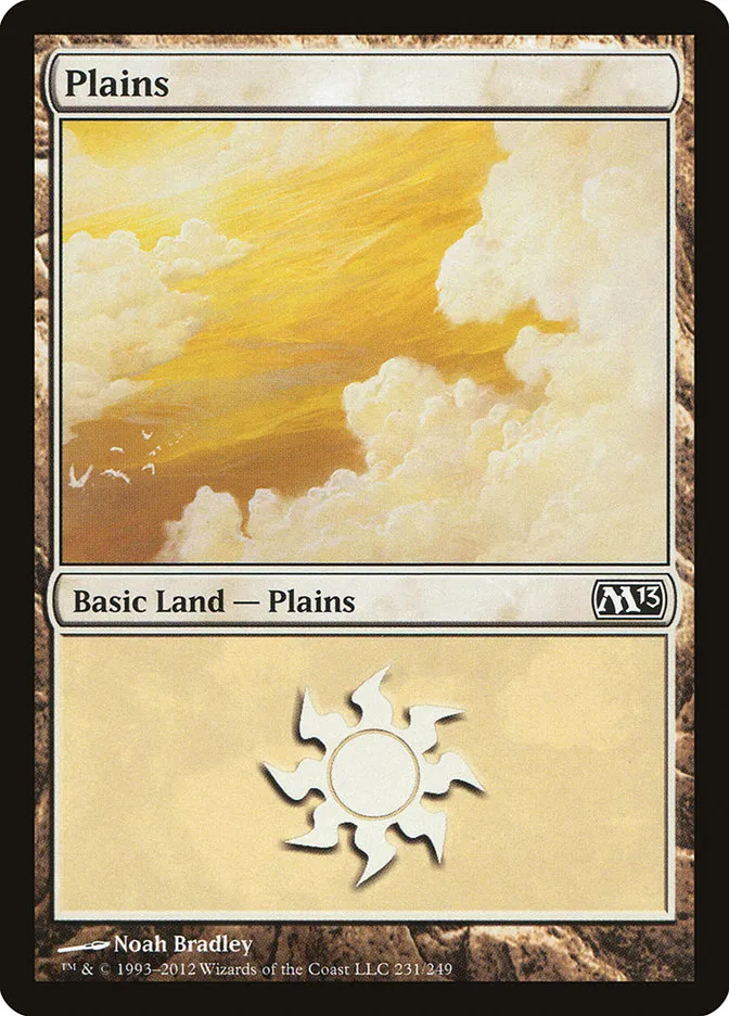 2012 Magic 2013 Plains common #231 common card image