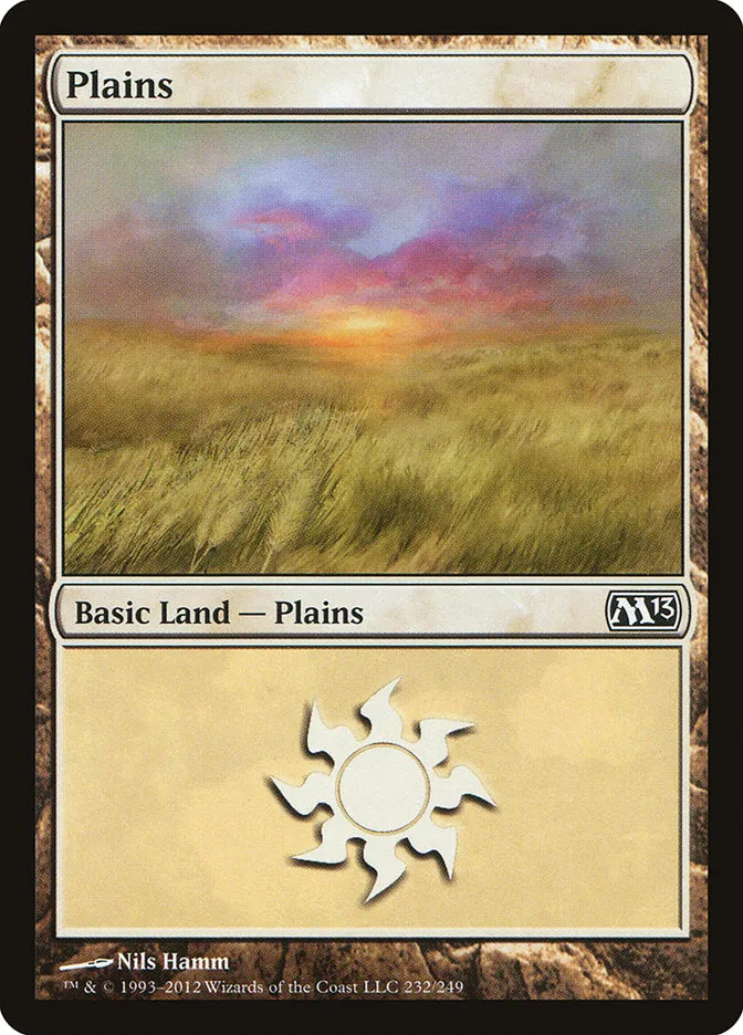 2012 Magic 2013 Plains common #232 common card image