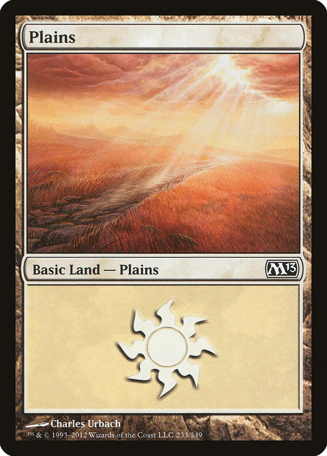 2012 Magic 2013 Plains common #233 common card image
