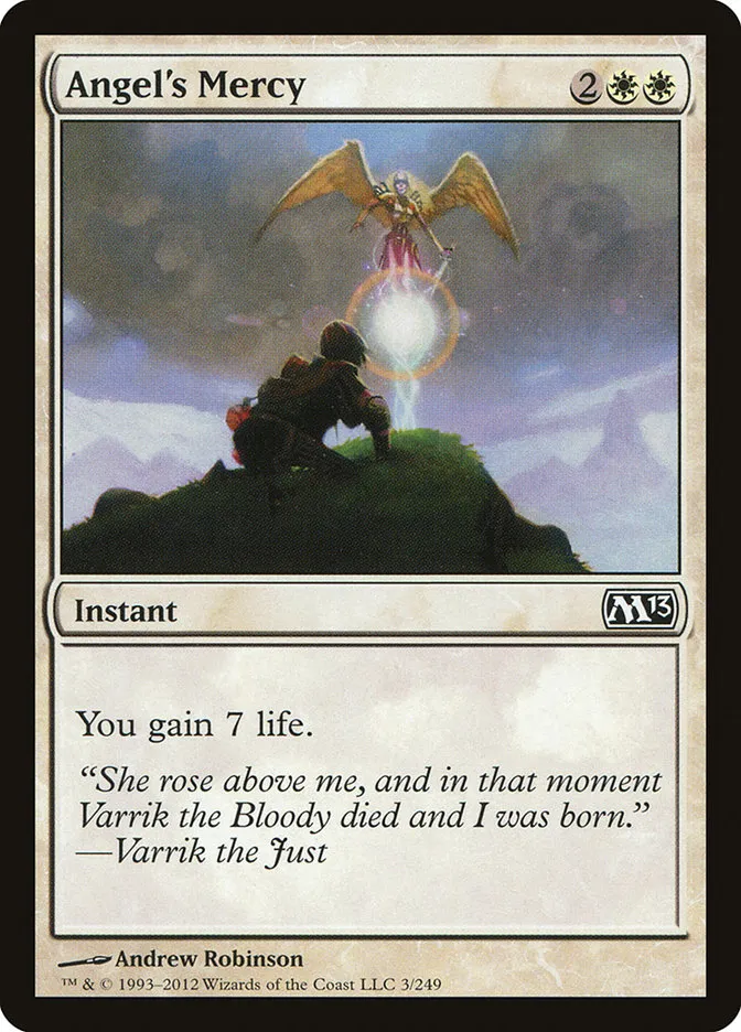 2012 Magic 2013 Angel's Mercy common #3 common card image
