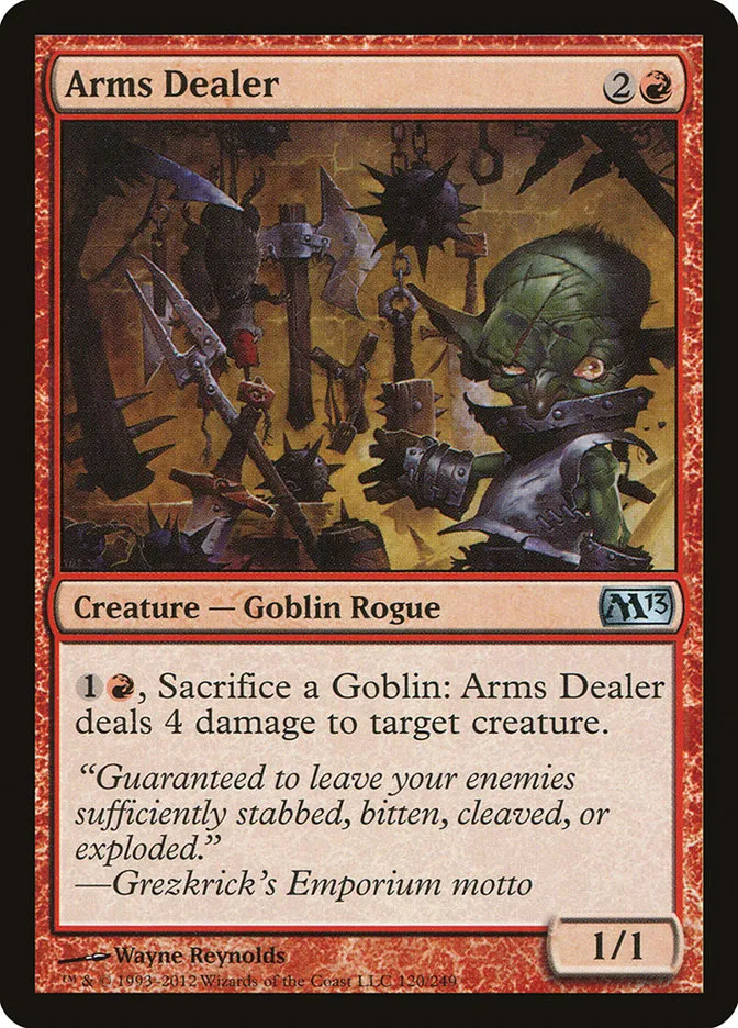 2012 Magic 2013 Arms Dealer uncommon #120 uncommon card image