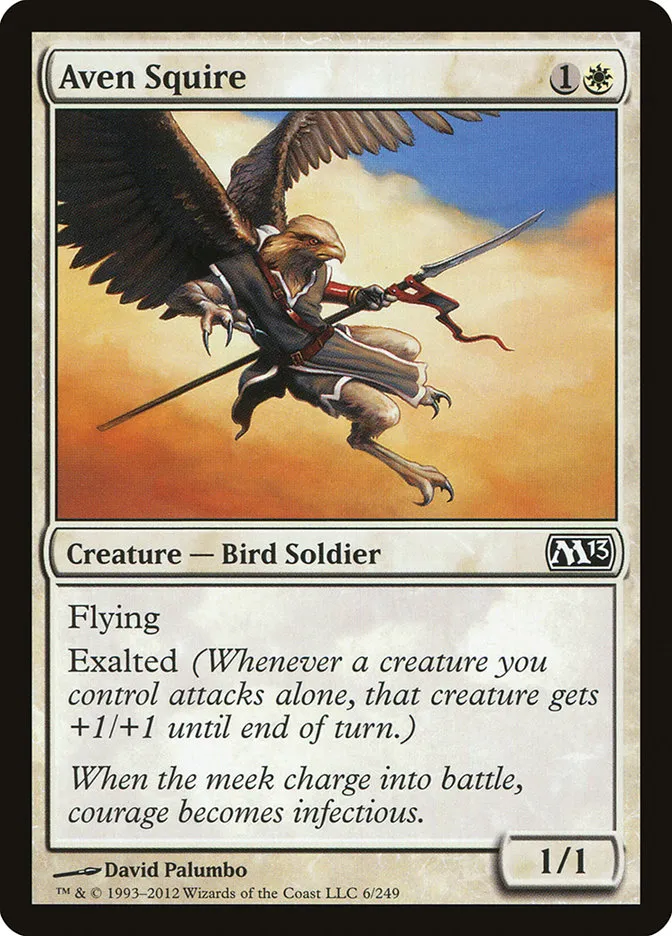2012 Magic 2013 Aven Squire common #6 common card image