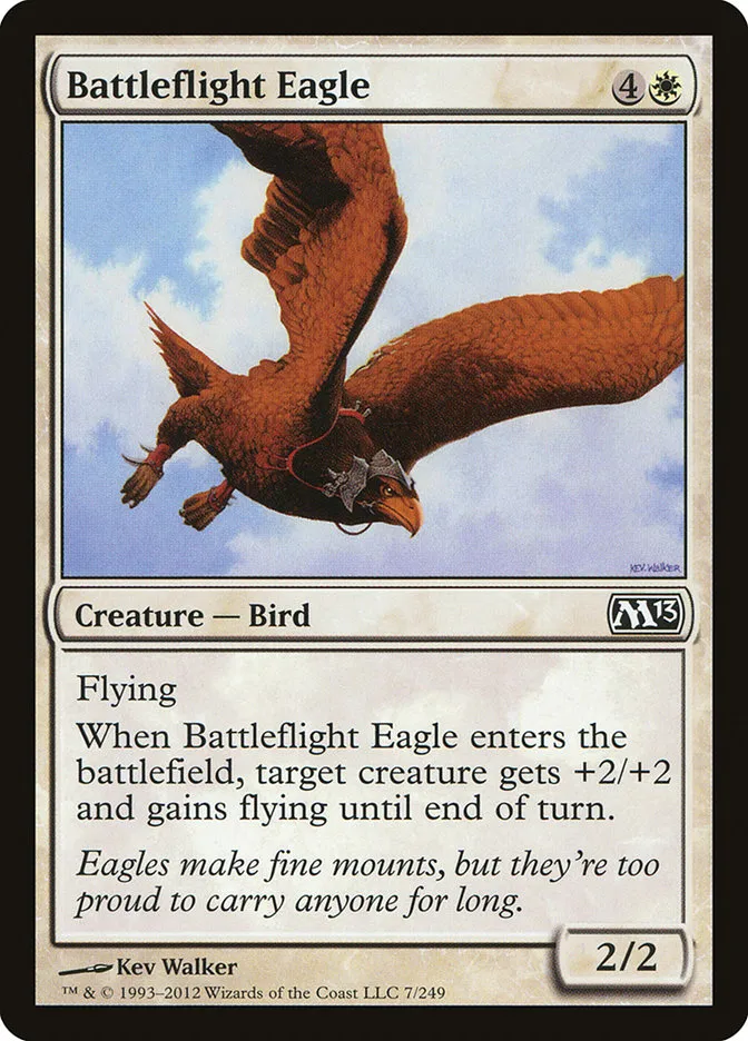 2012 Magic 2013 Battleflight Eagle common #7 common card image