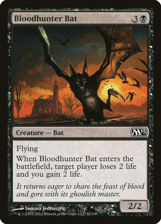 2012 Magic 2013 Bloodhunter Bat common #82 common card image