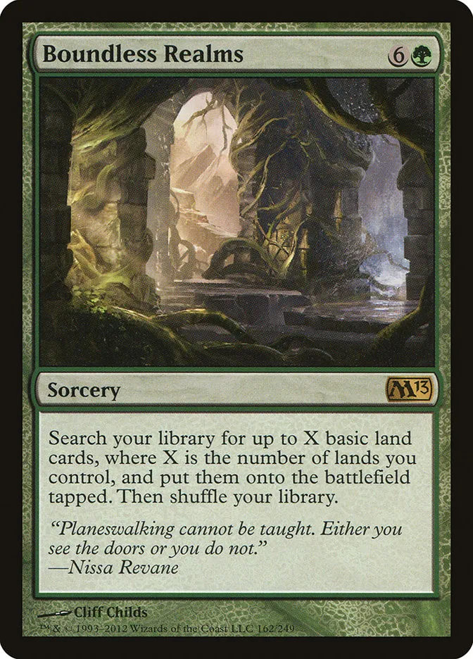 2012 Magic 2013 Boundless Realms rare #162 rare card image