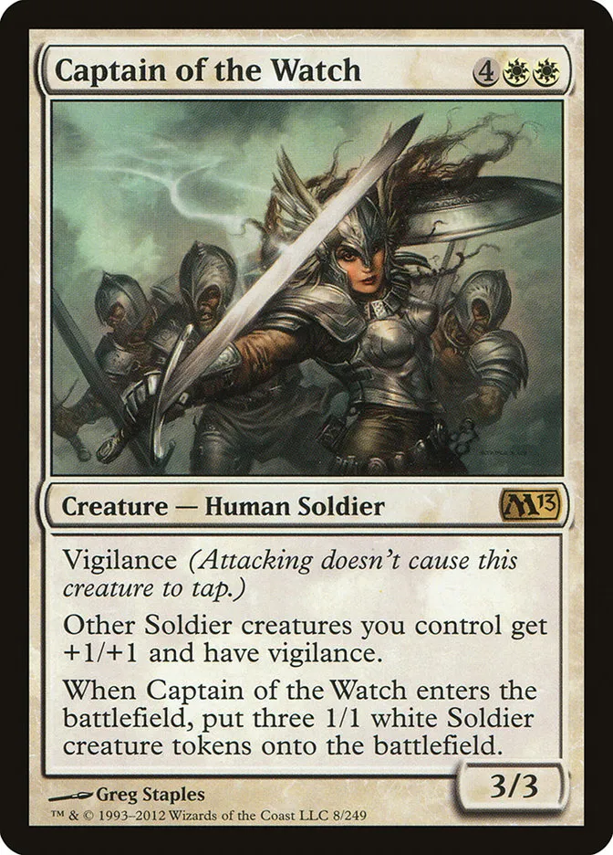2012 Magic 2013 Captain of the Watch #8 rare card image