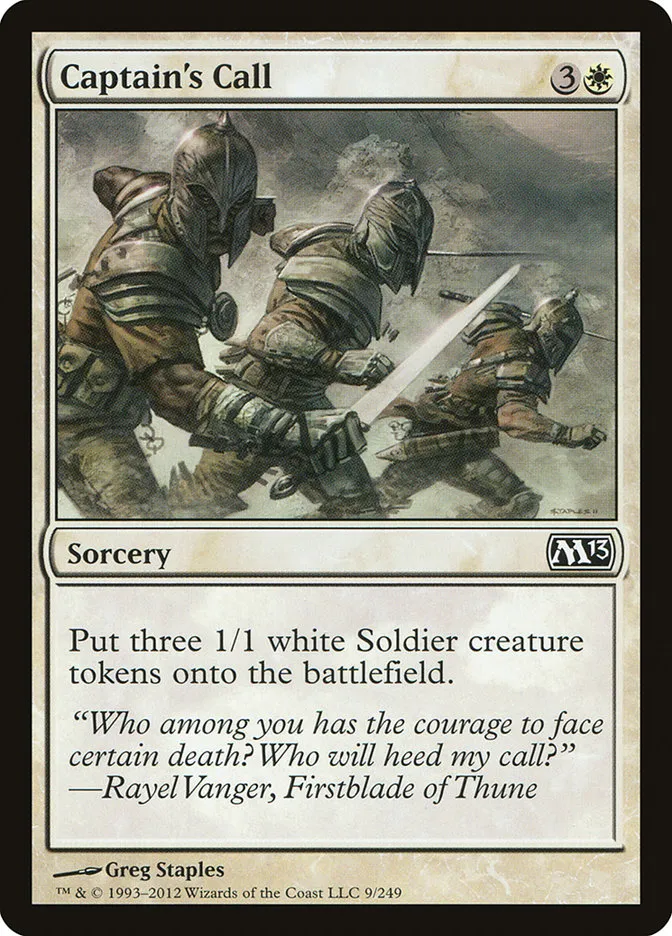 2012 Magic 2013 Captain's Call common #9 common card image