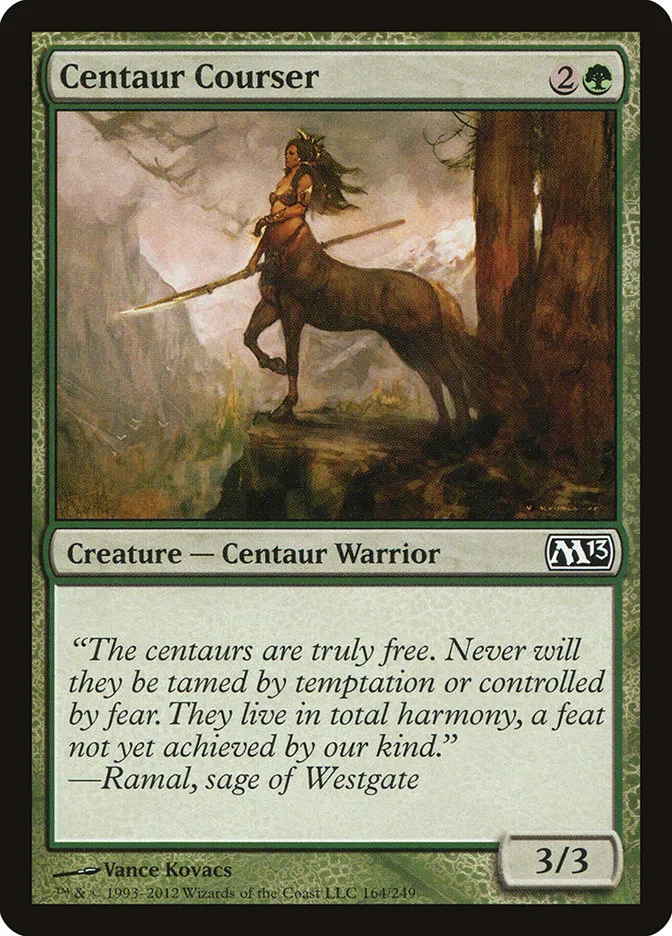 2012 Magic 2013 Centaur Courser common #164 common card image