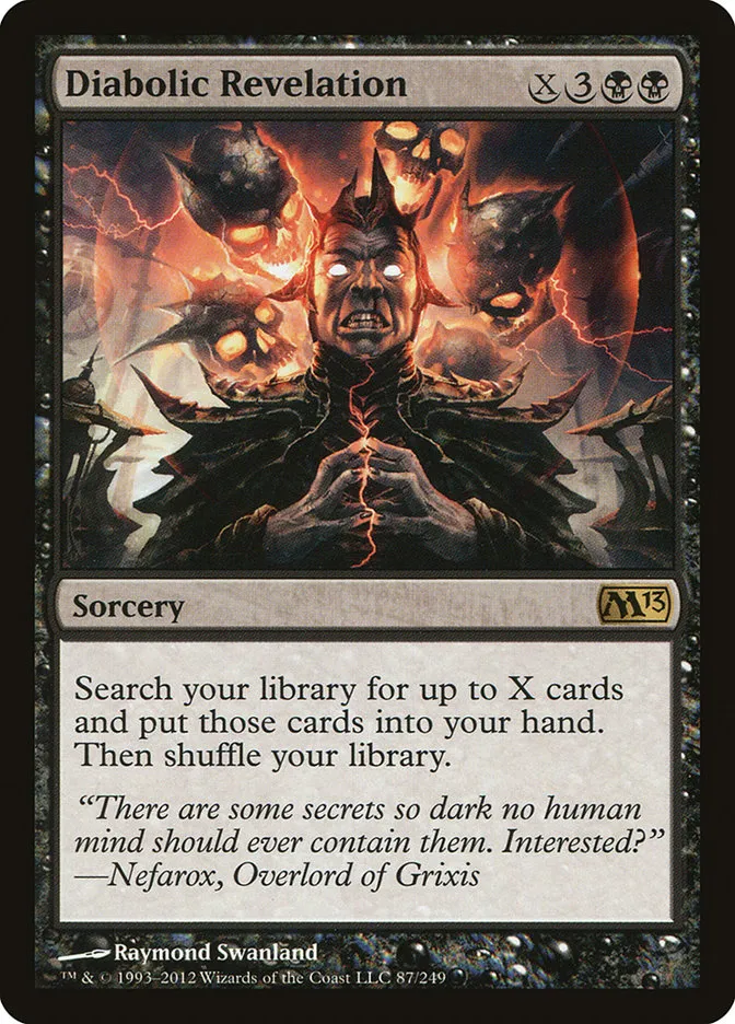 2012 Magic 2013 Diabolic Revelation #87 rare card image