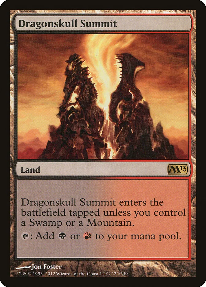 2012 Magic 2013 Dragonskull Summit rare #222 rare card image