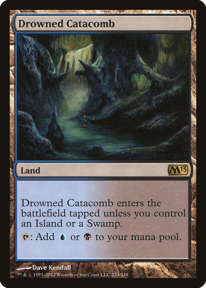 2012 Magic 2013 Drowned Catacomb rare #223 rare card image