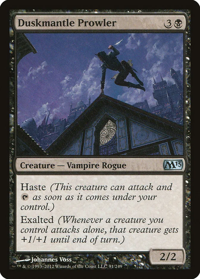2012 Magic 2013 Duskmantle Prowler uncommon #91 uncommon card image