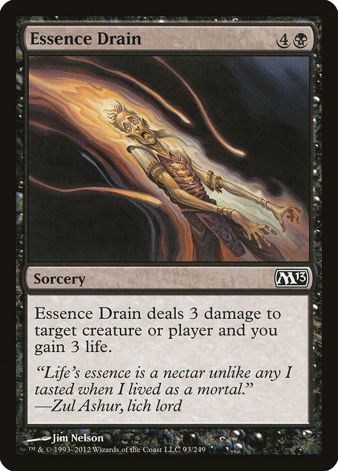2012 Magic 2013 Essence Drain common #93 common card image