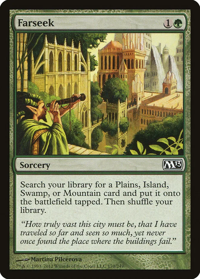2012 Magic 2013 Farseek common #170 common card image
