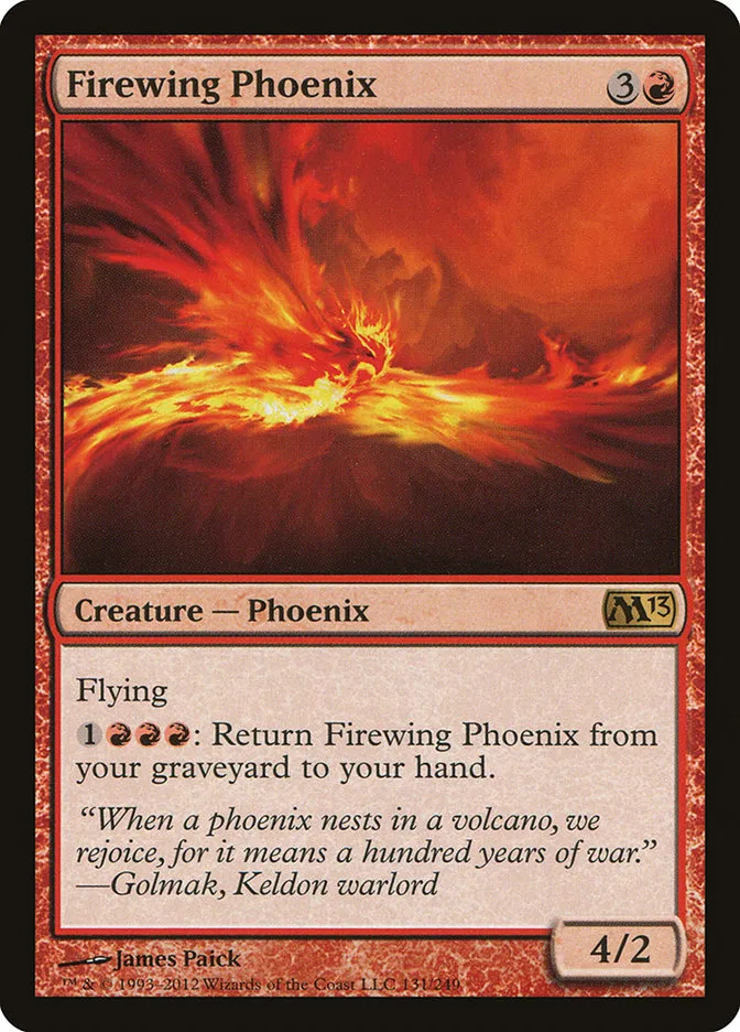 2012 Magic 2013 Firewing Phoenix rare #131 rare card image
