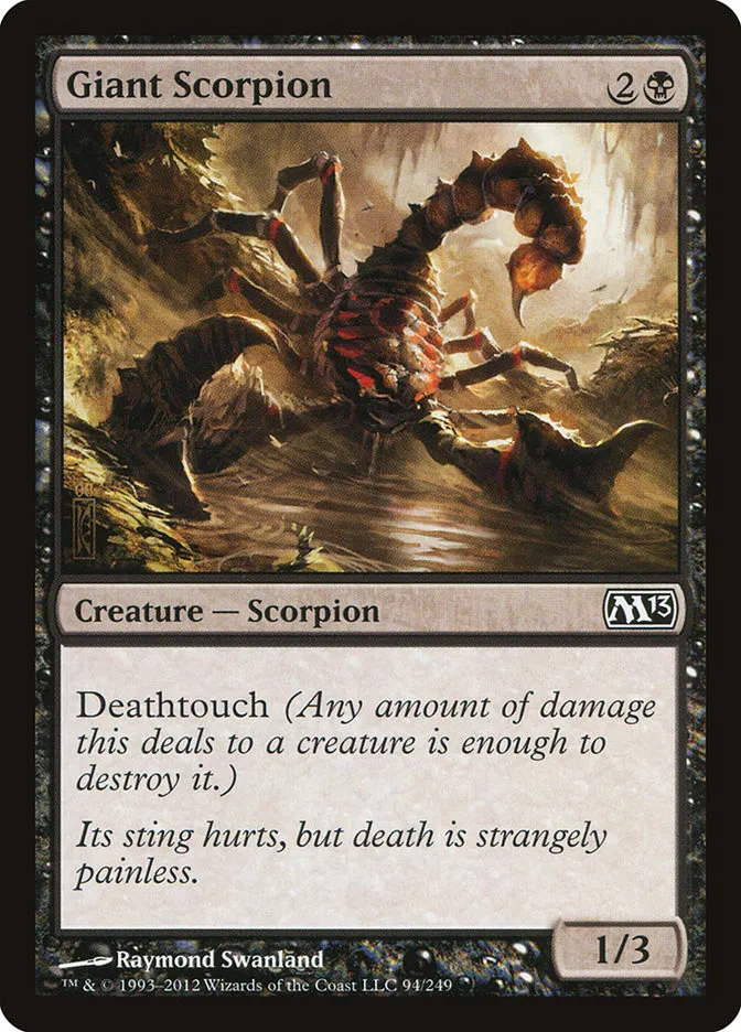 2012 Magic 2013 Giant Scorpion common #94 common card image