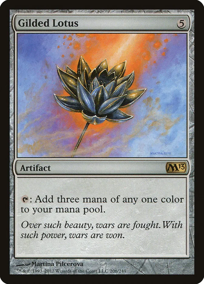 2012 Magic 2013 Gilded Lotus #206 rare card image