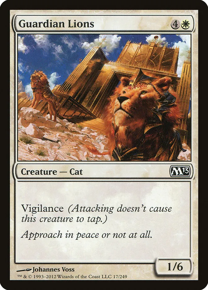 2012 Magic 2013 Guardian Lions #17 common card image