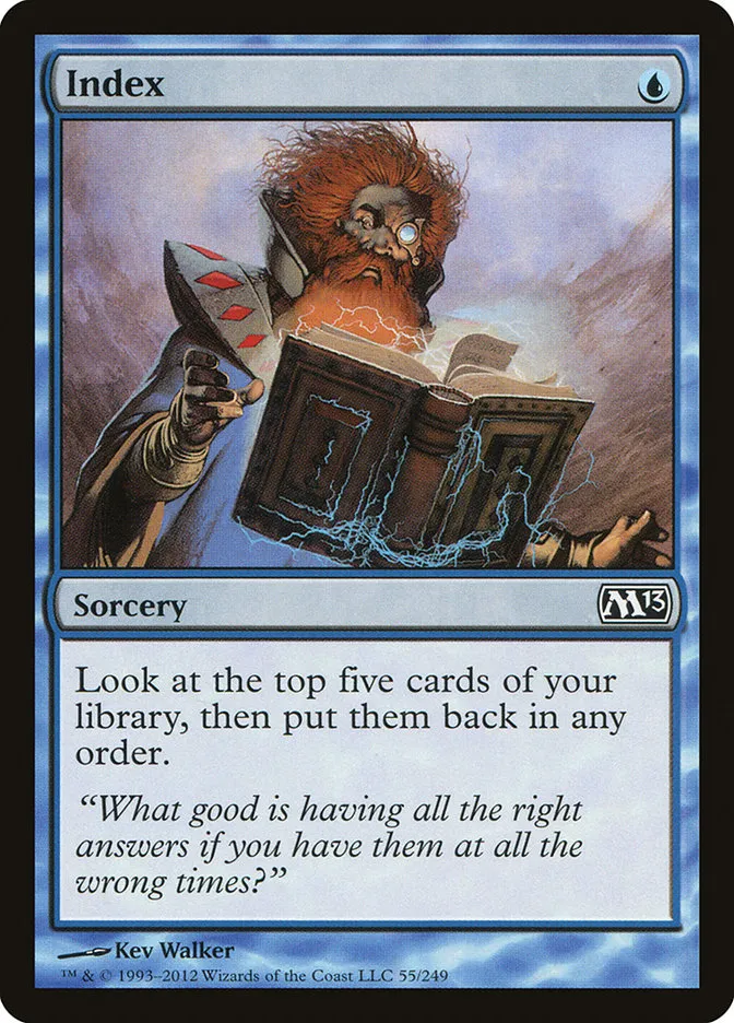 2012 Magic 2013 Index common #55 common card image