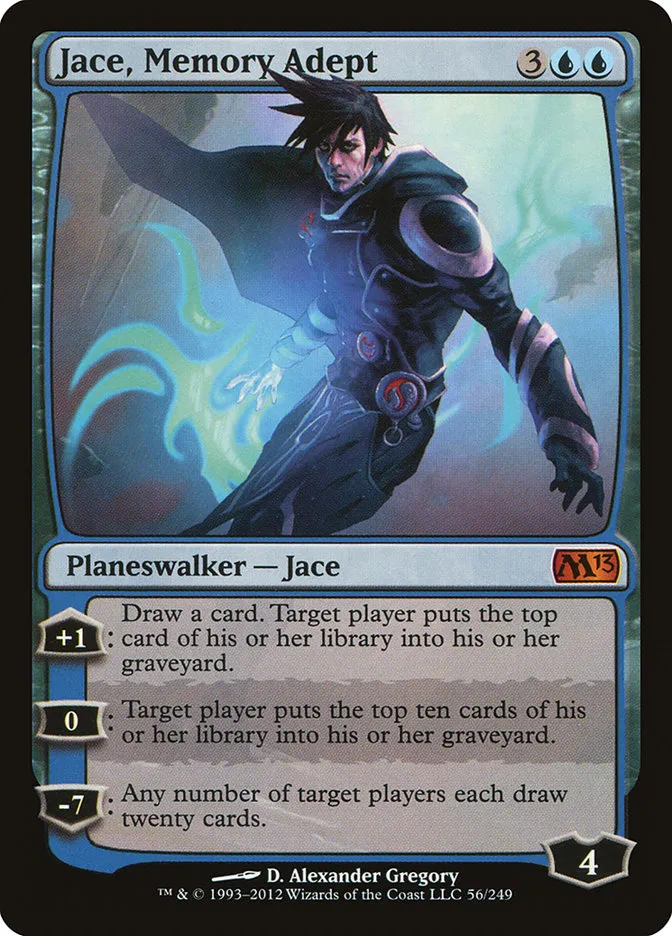 2012 Magic 2013 Jace, Memory Adept mythic #56 mythic card image