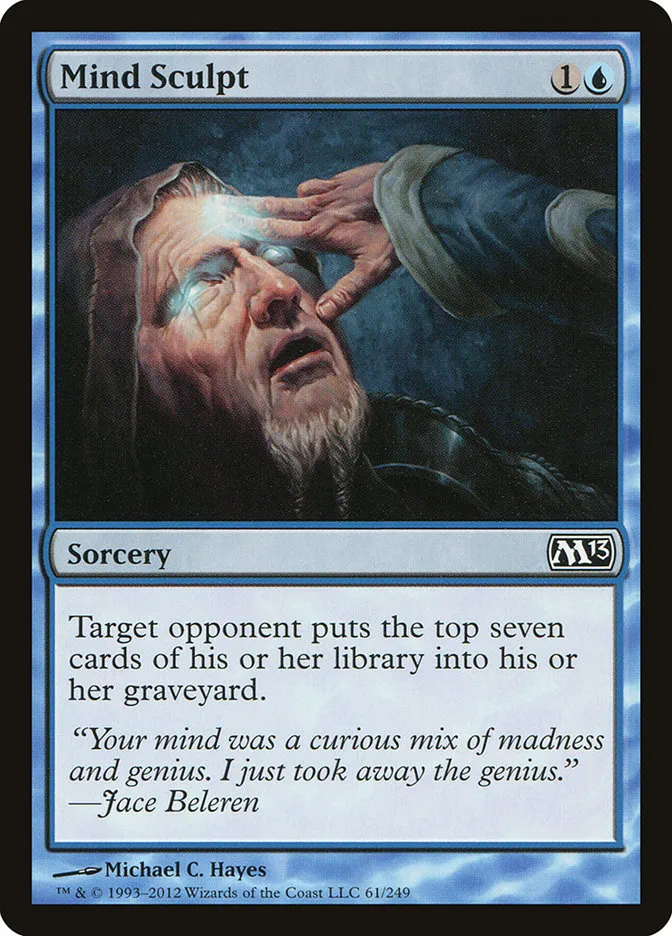 2012 Magic 2013 Mind Sculpt common #61 common card image