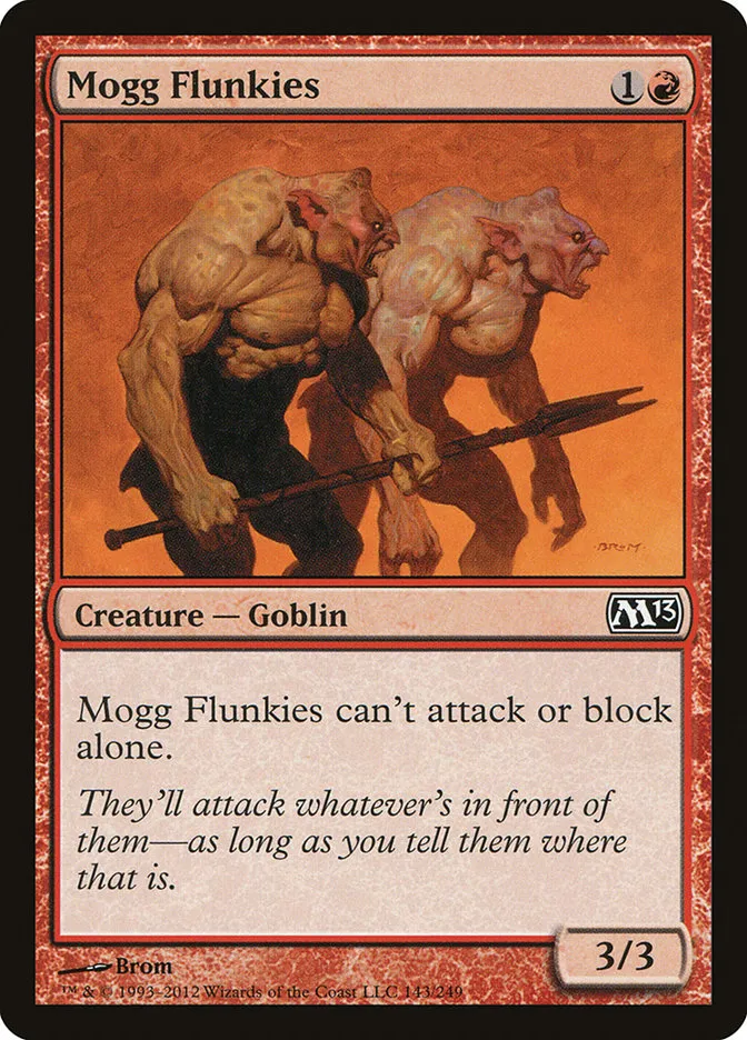 2012 Magic 2013 Mogg Flunkies common #143 common card image