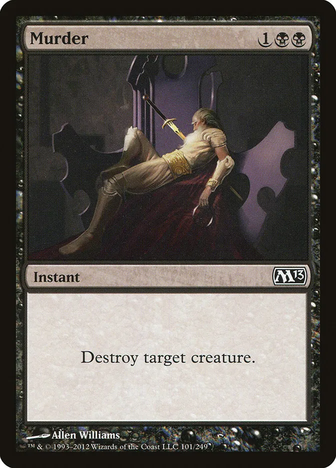2012 Magic 2013 Murder common #101 common card image
