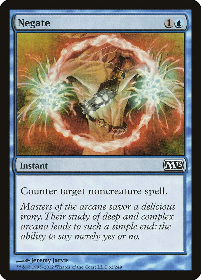 2012 Magic 2013 Negate common #62 common card image