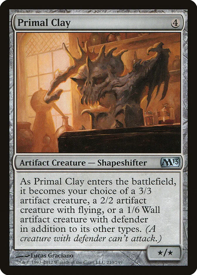 2012 Magic 2013 Primal Clay uncommon #210 uncommon card image