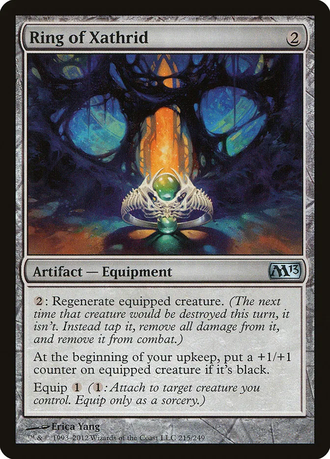 2012 Magic 2013 Ring of Xathrid #215 uncommon card image