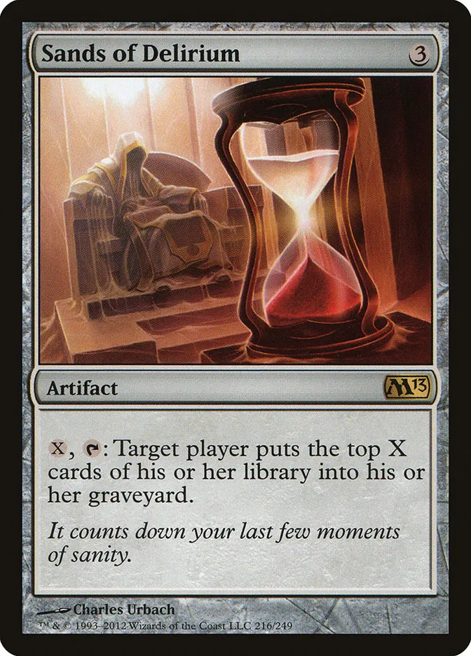 2012 Magic 2013 Sands of Delirium #216 rare card image