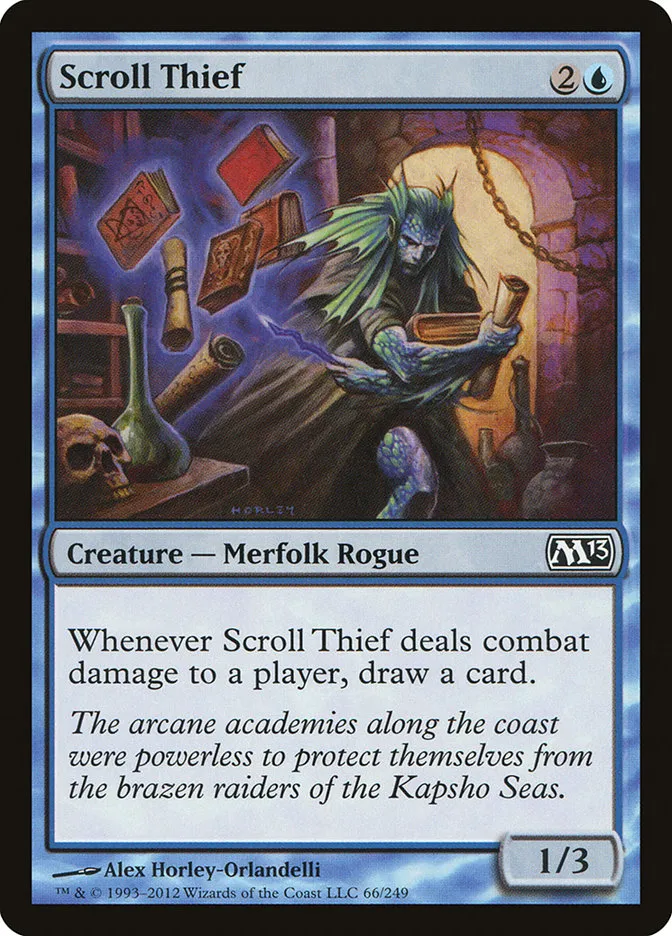 2012 Magic 2013 Scroll Thief common #66 common card image