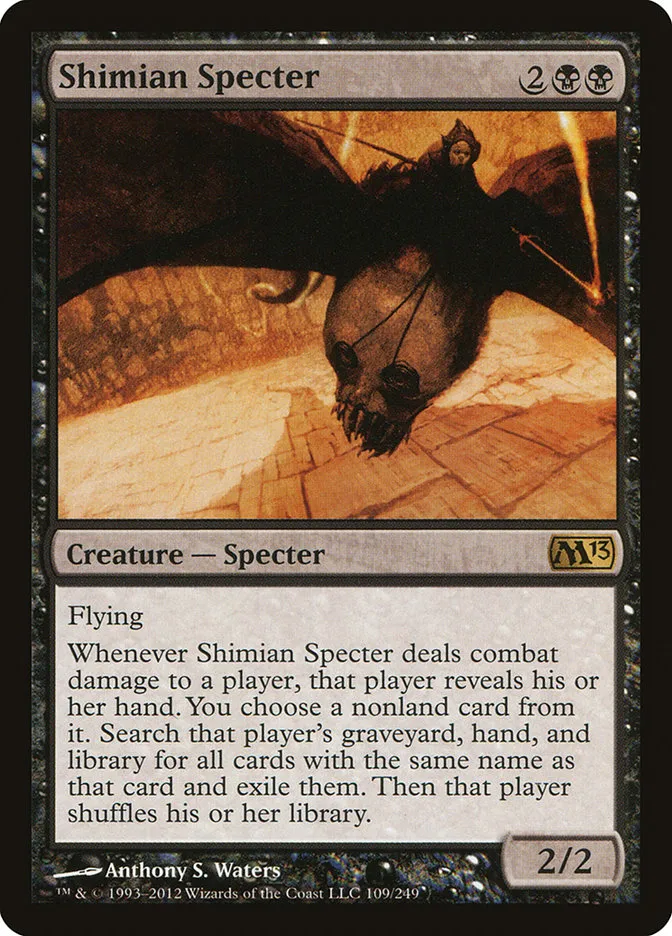 2012 Magic 2013 Shimian Specter #109 rare card image
