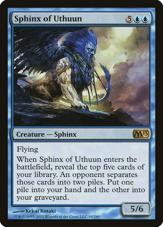 2012 Magic 2013 Sphinx of Uthuun #69 rare card image